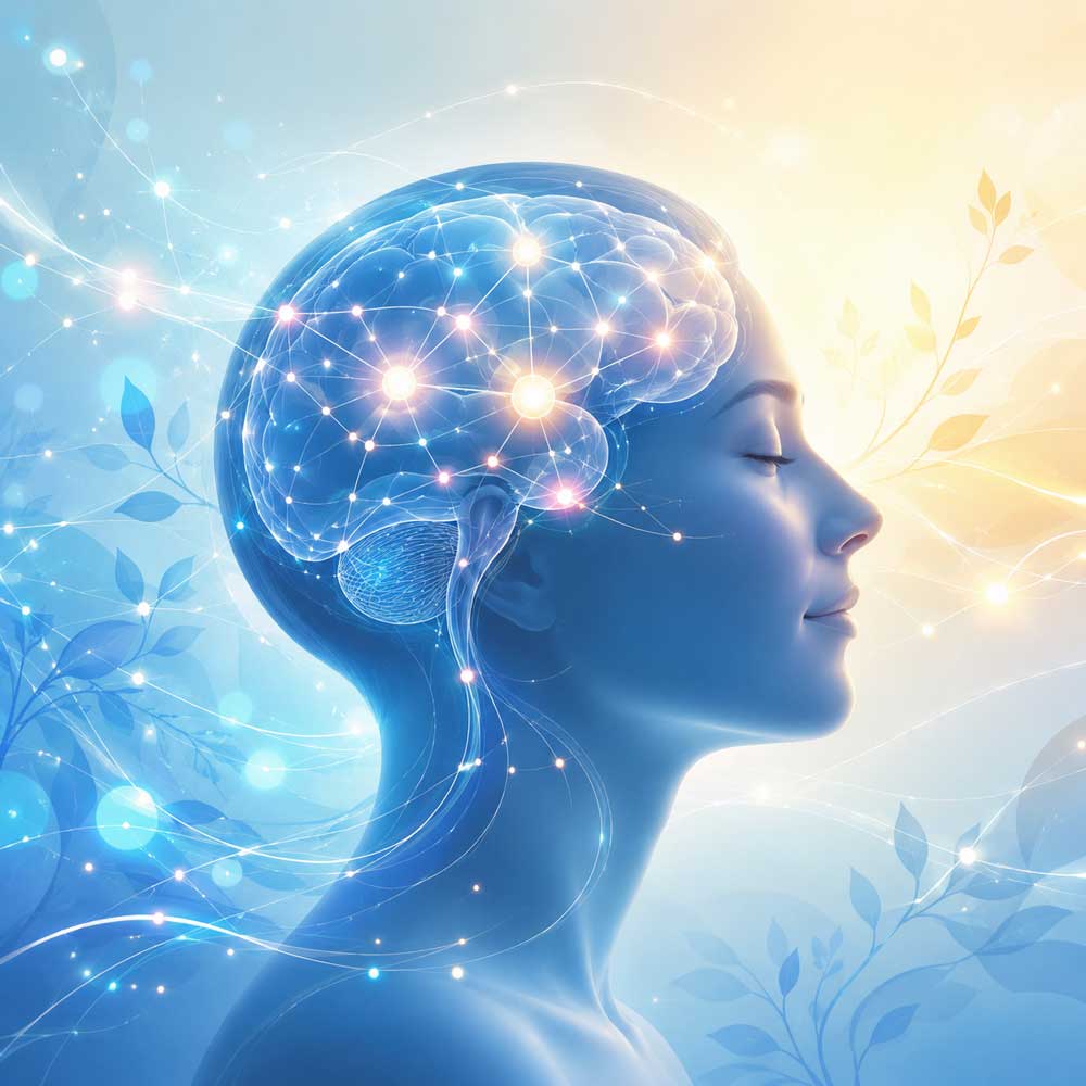 Illustrazione concettuale sul benessere generale dopo neuromodulazione mediante Tecnologia REAC® Illustrazione concettuale sul benessere generale dopo neuromodulazione mediante Tecnologia REAC®